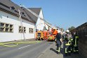 Feuer 3 Dachstuhlbrand Koeln Rath Heumar Gut Maarhausen Eilerstr P529